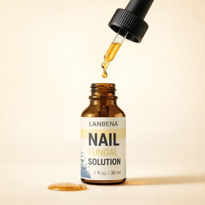 LANBENA Nail Fungus Treatment Serum for Yellow Nails, Thick Nails, Brittle Nails, Discoloration