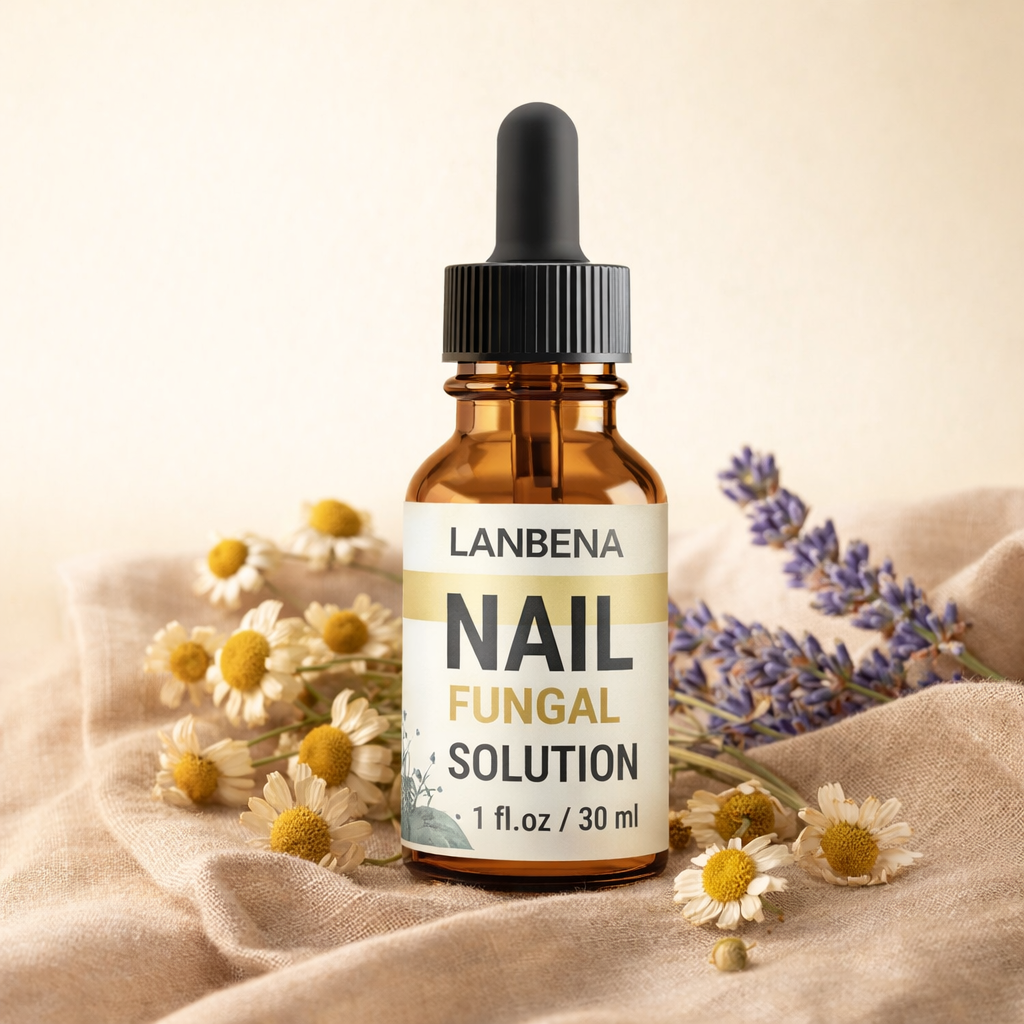 LANBENA Nail Fungus Treatment Serum for Yellow Nails, Thick Nails, Brittle Nails, Discoloration
