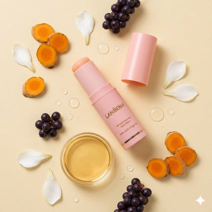 LANBENA Korean Wrinkle Bounce Multi Balm Stick | Salmon Collagen + PDRN | Anti-Aging Face, Eyes, Lips &amp; Neck Balm