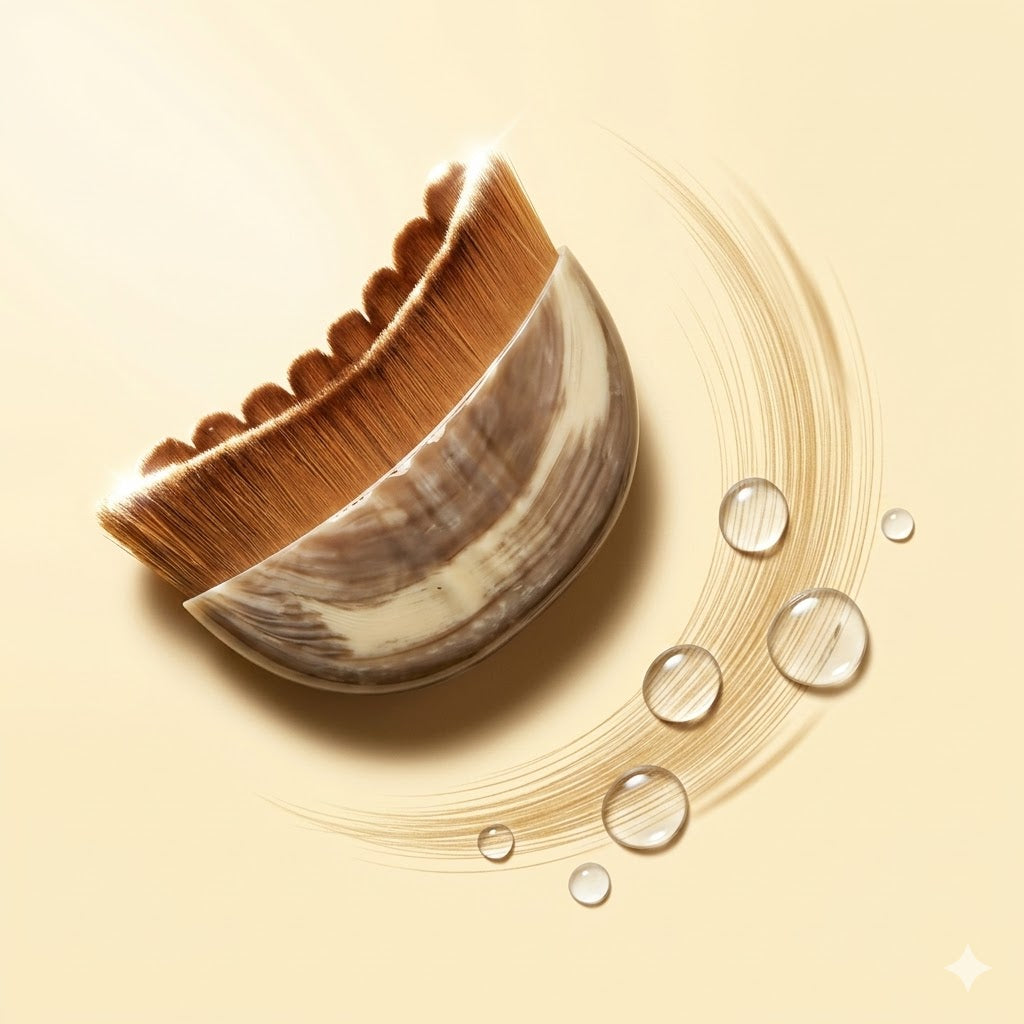 LANBENA Facial Contour Brush | De-Puff &amp; Sculpt Lymphatic Drainage Tool